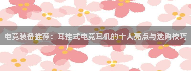 乐竞电竞学院怎么样：电竞装备推荐：耳挂式电竞耳机的十大亮点与选购技巧