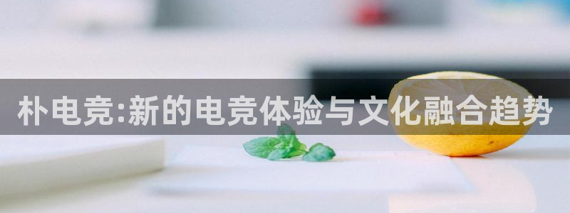成都乐竞电竞青训基地：朴电竞:新的电竞体验与文化融合趋势