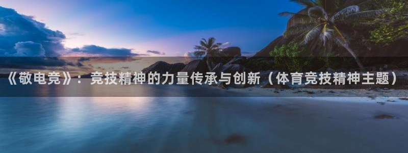 乐竞电竞竞猜：《敬电竞》：竞技精神的力量传承与创新（体育竞技精神主题）